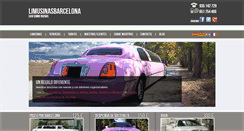 Desktop Screenshot of limusinasbarcelona.net
